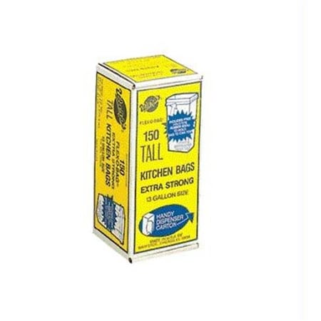 Warp Brothers Warp Brothers Kitchen Bags 150 Count- White 13 Gallon - FBP13-150-FB13-150 635065